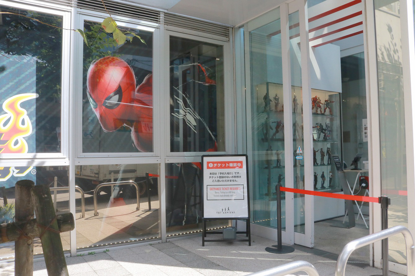 トイサピエンス大阪　スパイダーマン エクスクルーシブ・ストア ジャパンツアー　レポート　
