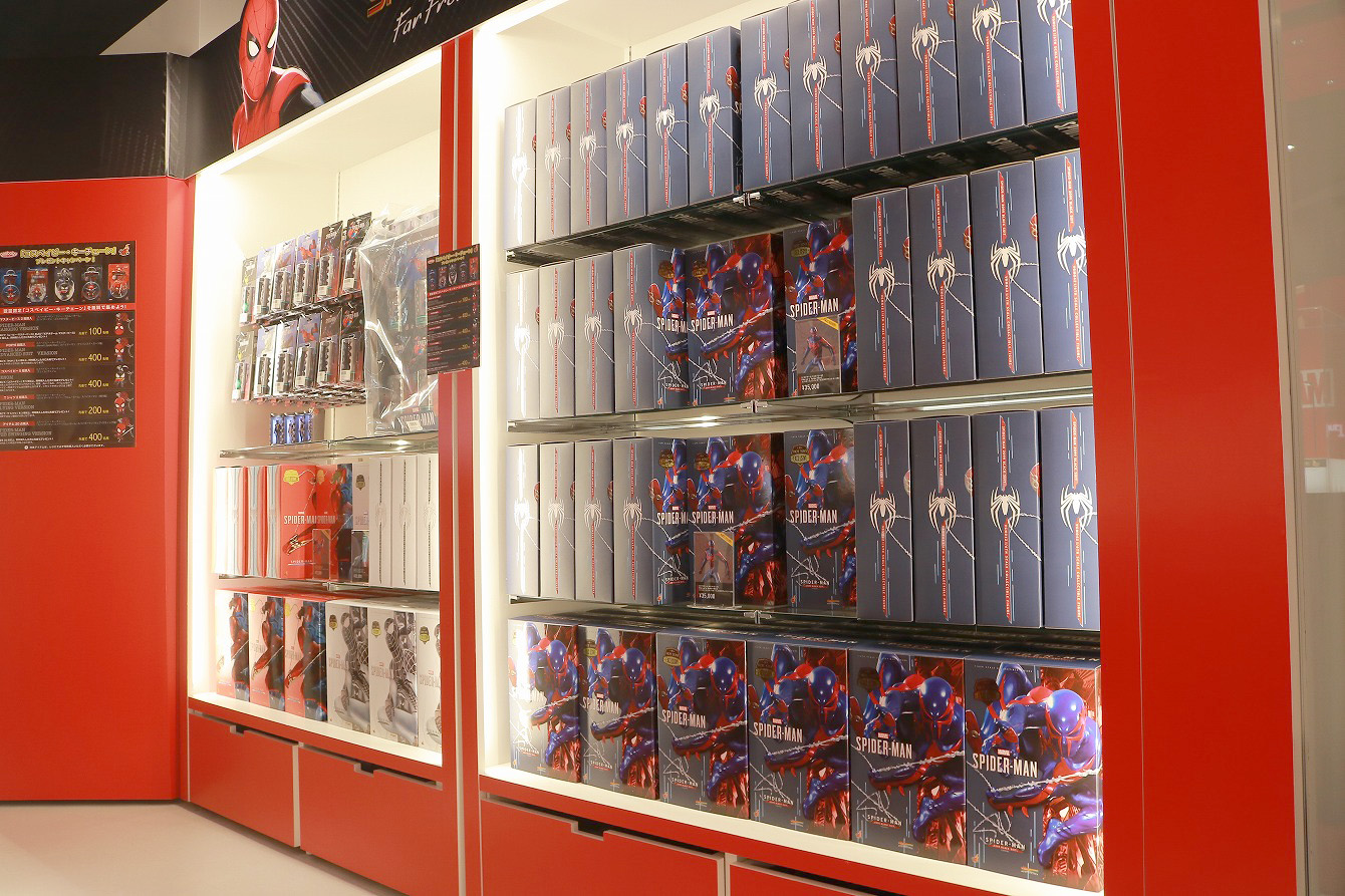 トイサピエンス大阪　スパイダーマン エクスクルーシブ・ストア ジャパンツアー　レポート　