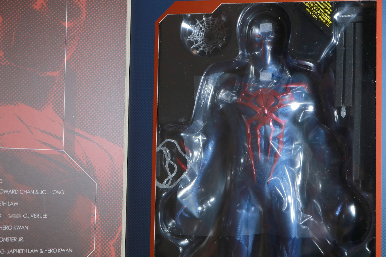 ホットトイズ　ビデオゲームマスターピース　スパイダーマン2099　レビュー　パッケージ