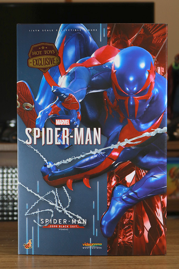 ホットトイズ　ビデオゲームマスターピース　スパイダーマン2099　レビュー　パッケージ