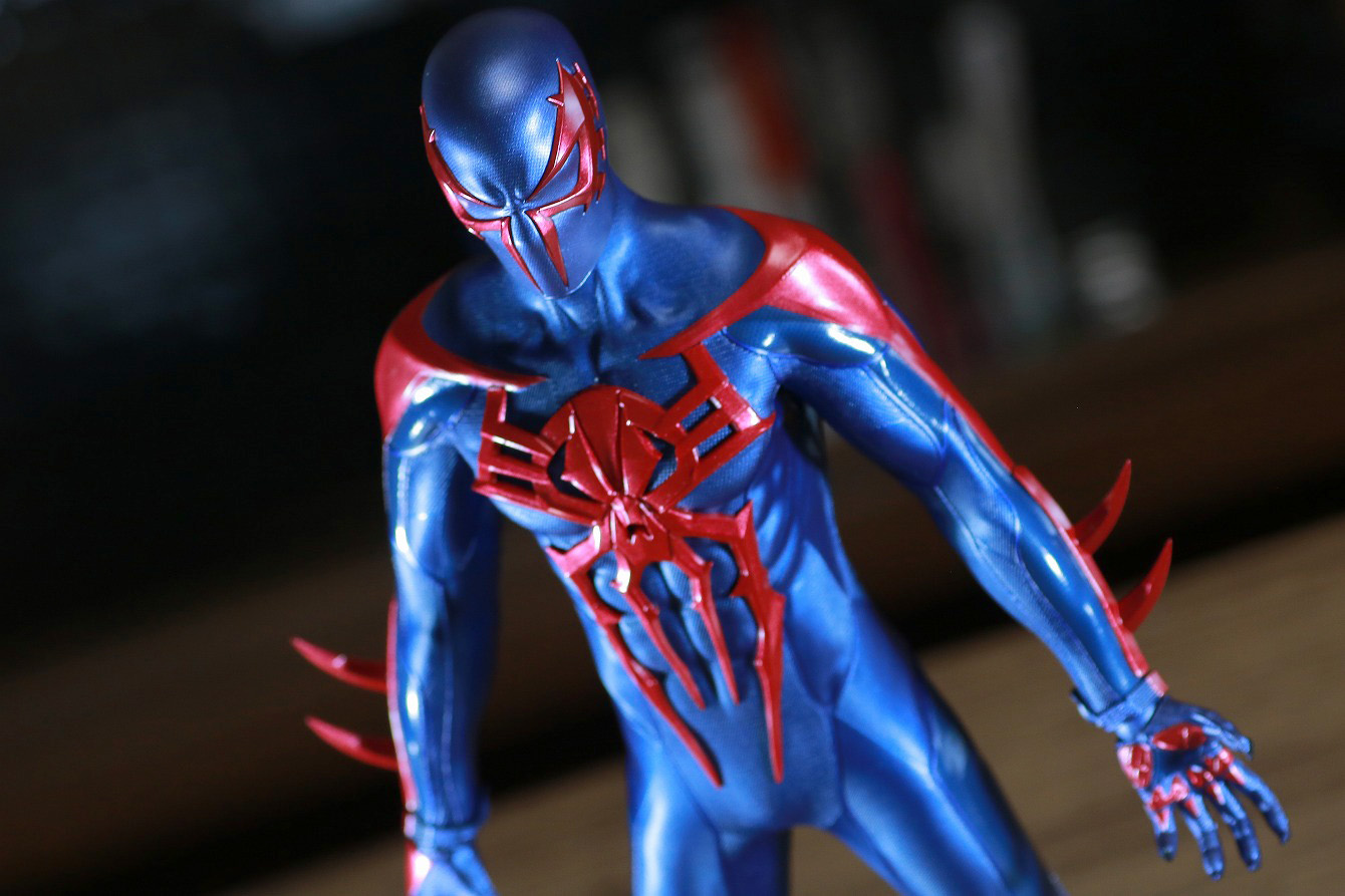 ホットトイズ　ビデオゲームマスターピース　スパイダーマン2099　レビュー　アクション