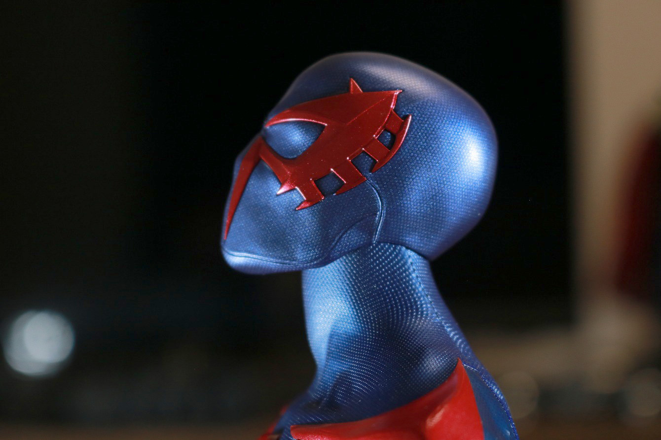 ホットトイズ　ビデオゲームマスターピース　スパイダーマン2099　レビュー　可動範囲　首前後可動