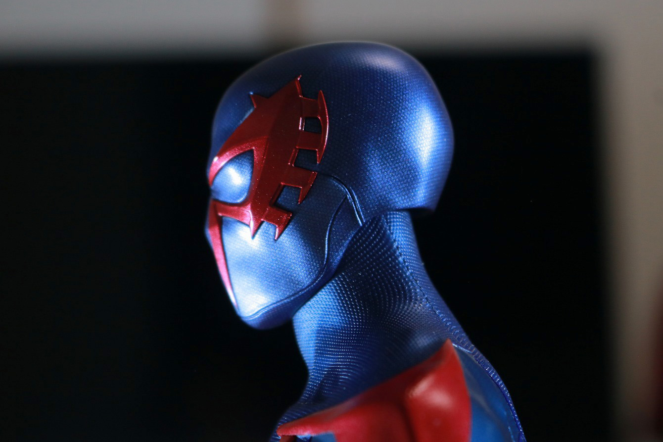 ホットトイズ　ビデオゲームマスターピース　スパイダーマン2099　レビュー　可動範囲　首前後可動