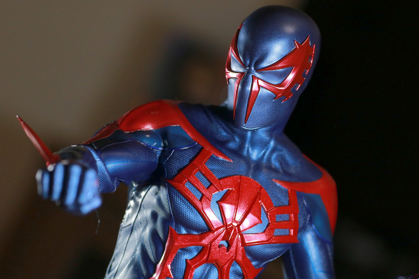 ホットトイズ　ビデオゲームマスターピース　スパイダーマン2099　レビュー　アクション