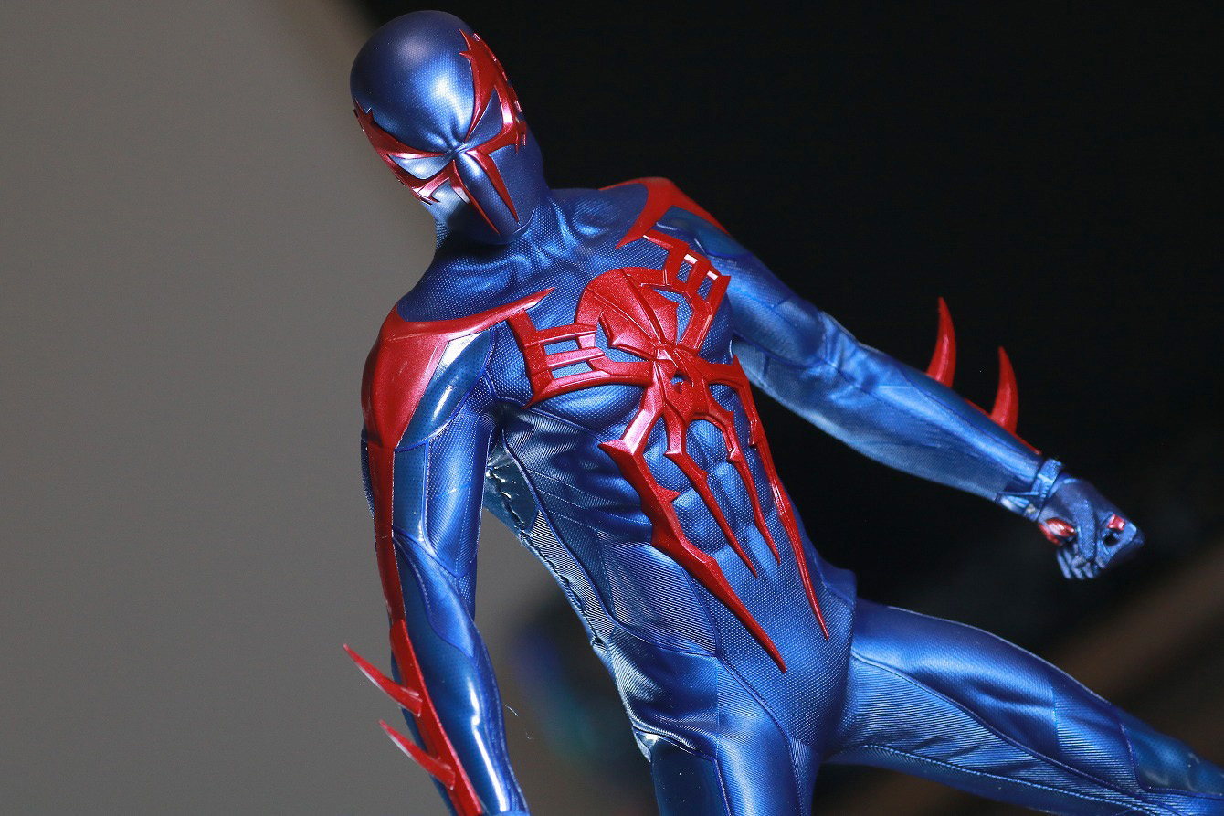 ホットトイズ　ビデオゲームマスターピース　スパイダーマン2099　レビュー　アクション