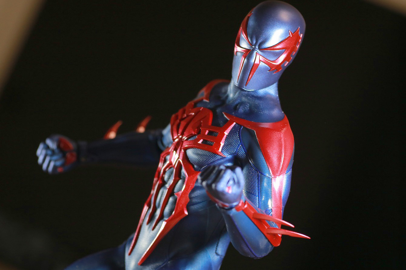 ホットトイズ　ビデオゲームマスターピース　スパイダーマン2099　レビュー　アクション