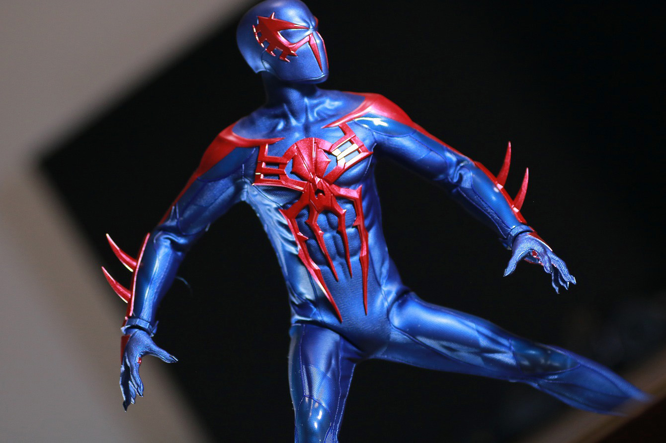 ホットトイズ　ビデオゲームマスターピース　スパイダーマン2099　レビュー　アクション