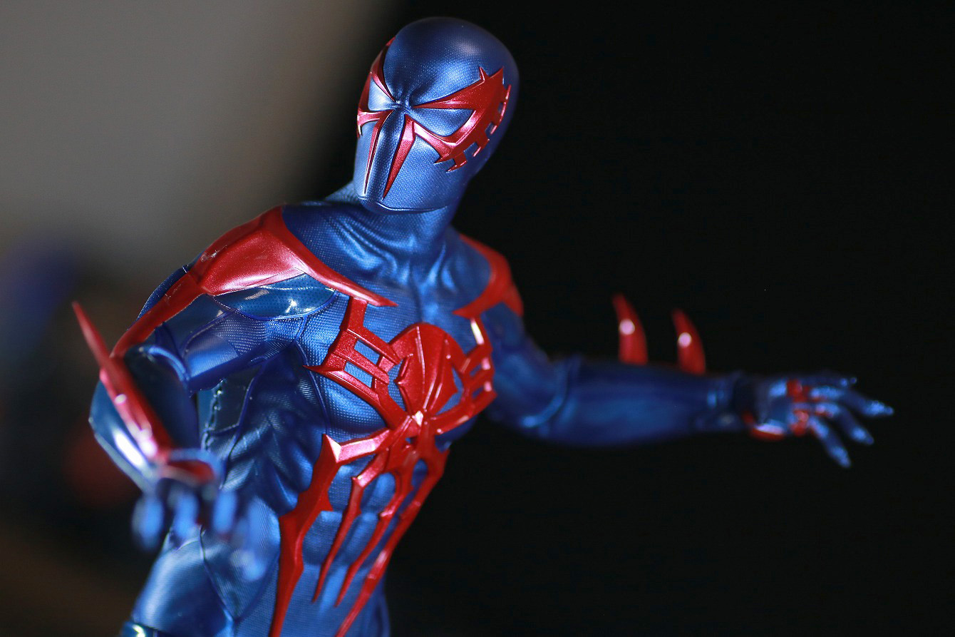 ホットトイズ　ビデオゲームマスターピース　スパイダーマン2099　レビュー　アクション