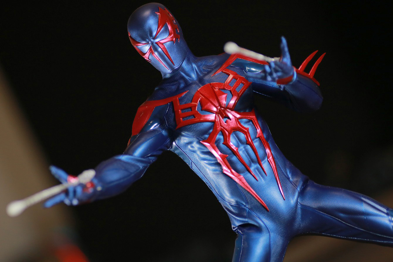 ホットトイズ　ビデオゲームマスターピース　スパイダーマン2099　レビュー　アクション