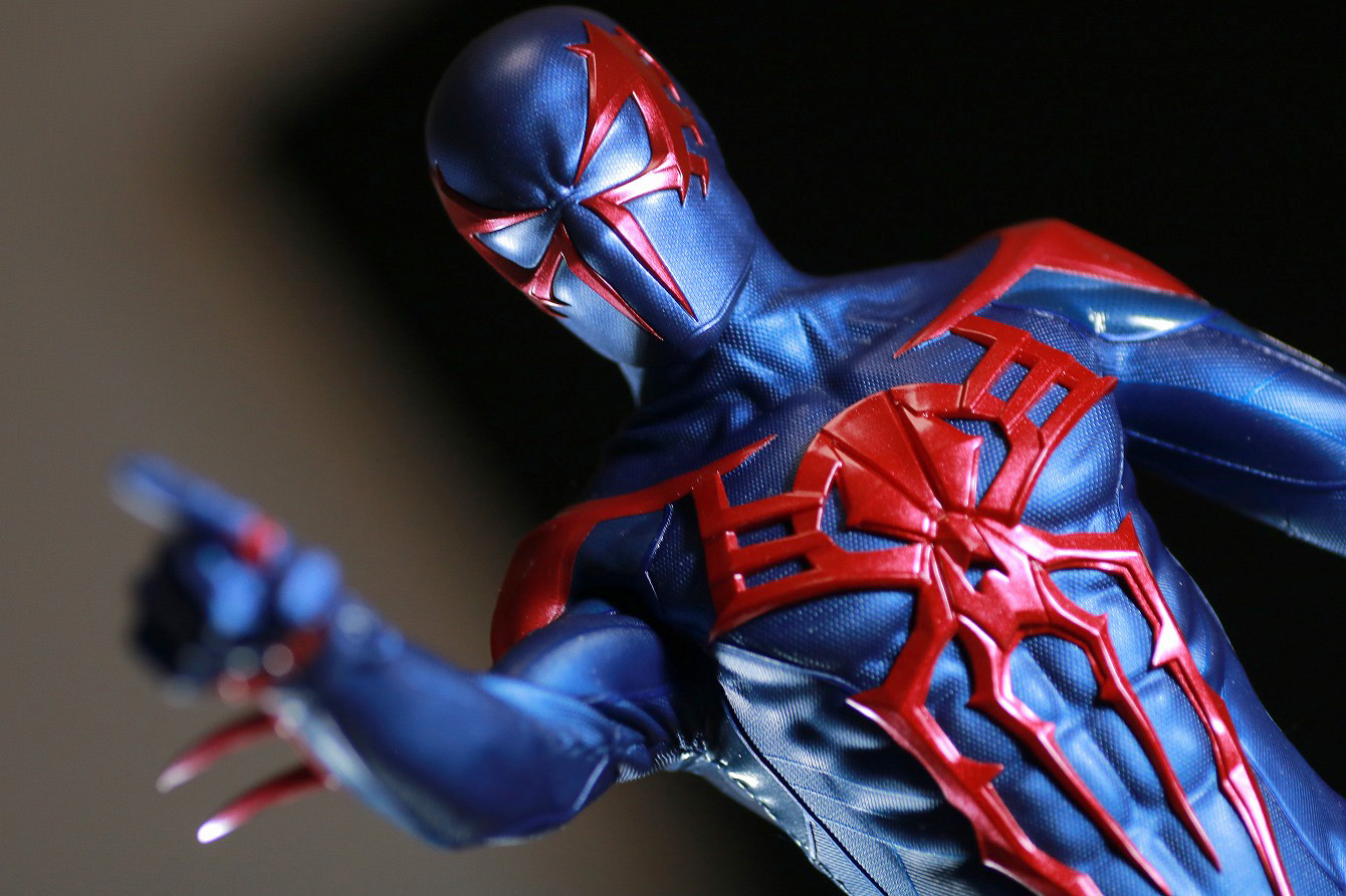 ホットトイズ　ビデオゲームマスターピース　スパイダーマン2099　レビュー　アクション