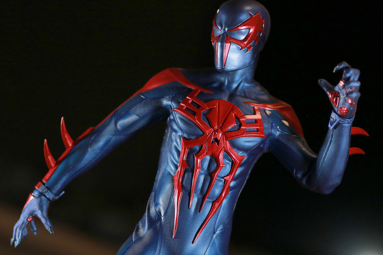 ホットトイズ　ビデオゲームマスターピース　スパイダーマン2099　レビュー　アクション