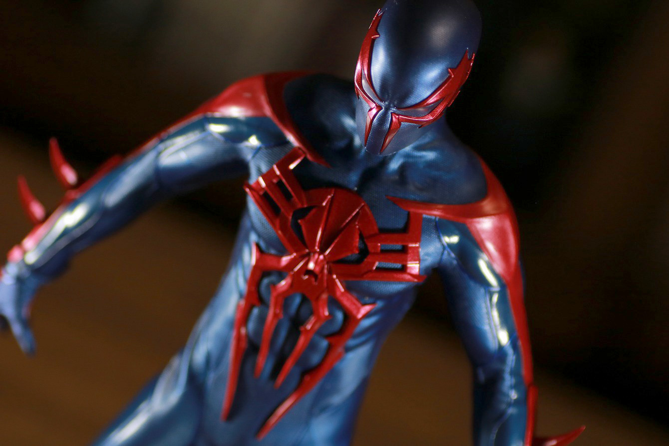 ホットトイズ　ビデオゲームマスターピース　スパイダーマン2099　レビュー　アクション