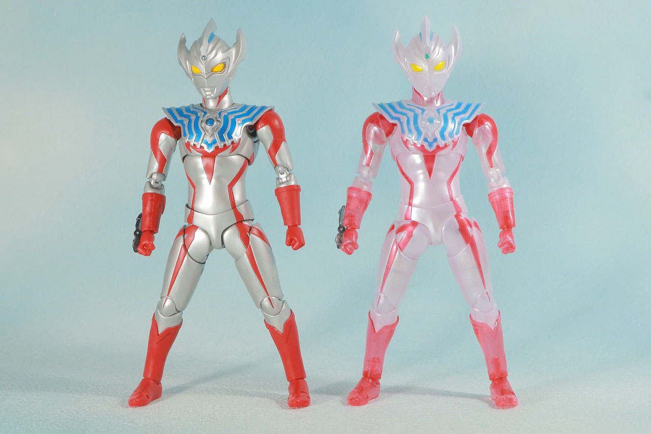 S.H.フィギュアーツ　ウルトラマンタイガ Special Clear Color Ver.　レビュー　本体　比較