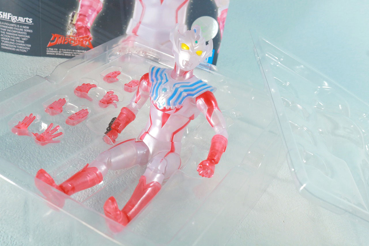 S.H.フィギュアーツ　ウルトラマンタイガ Special Clear Color Ver.　レビュー　アクション