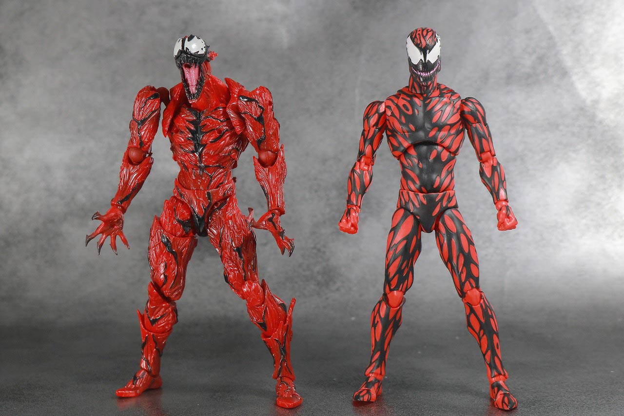 MAFEX　カーネイジ　COMIC Ver.　レビュー　本体　アメイジングヤマグチ　比較