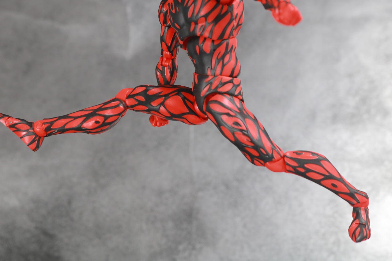 MAFEX　カーネイジ　COMIC Ver.　レビュー　可動範囲