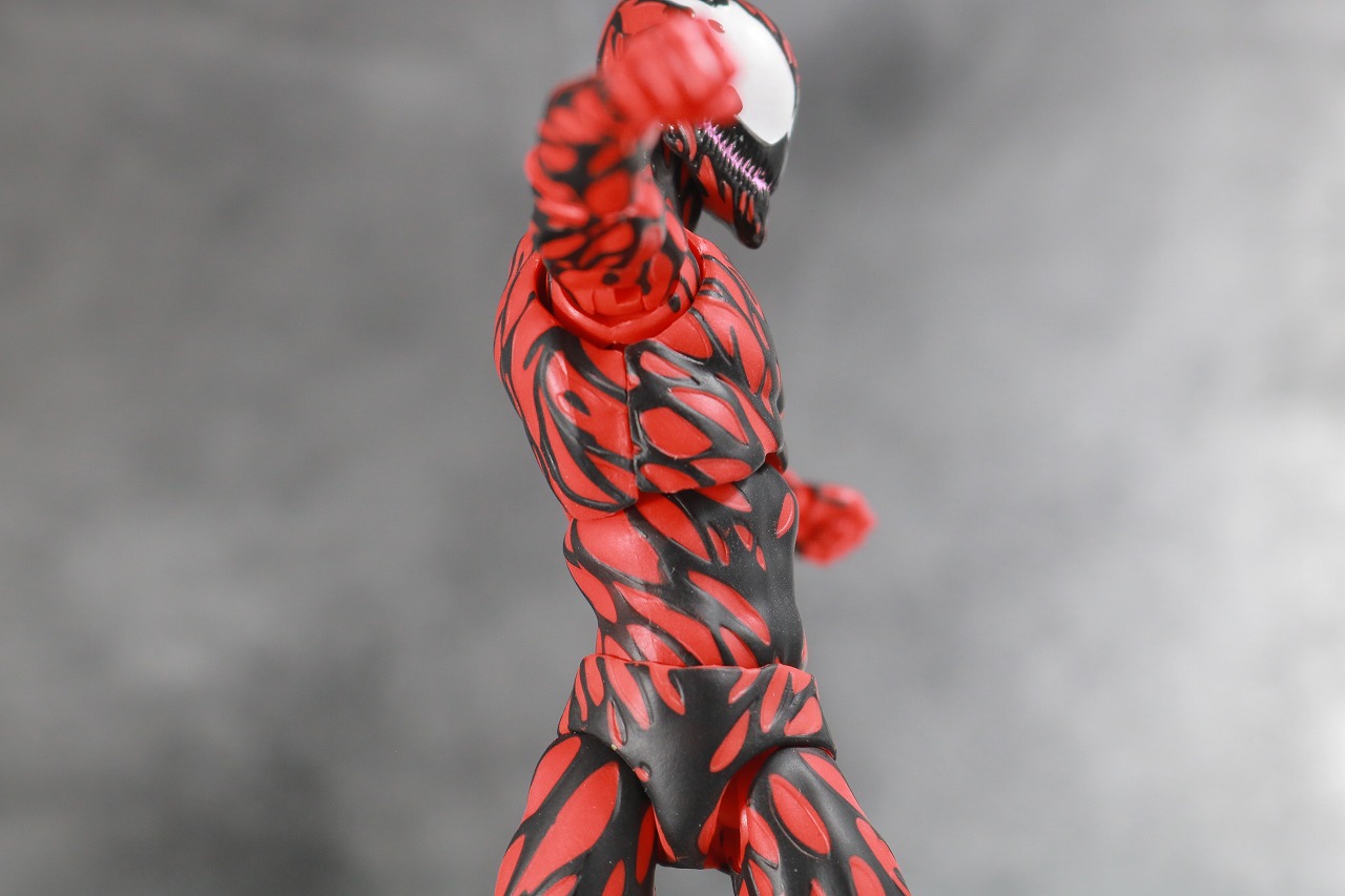 MAFEX　カーネイジ　COMIC Ver.　レビュー　可動範囲