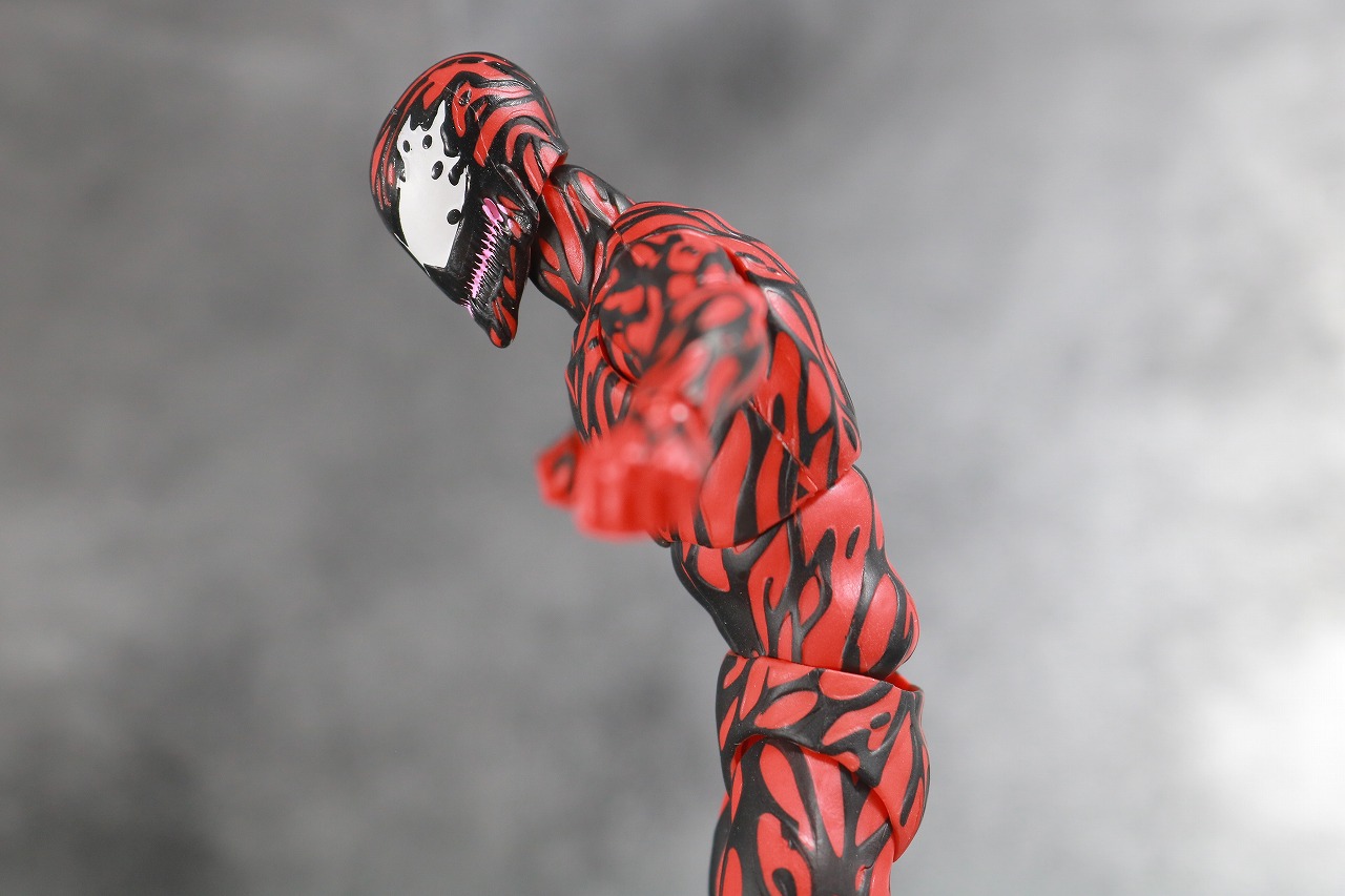 MAFEX　カーネイジ　COMIC Ver.　レビュー　可動範囲