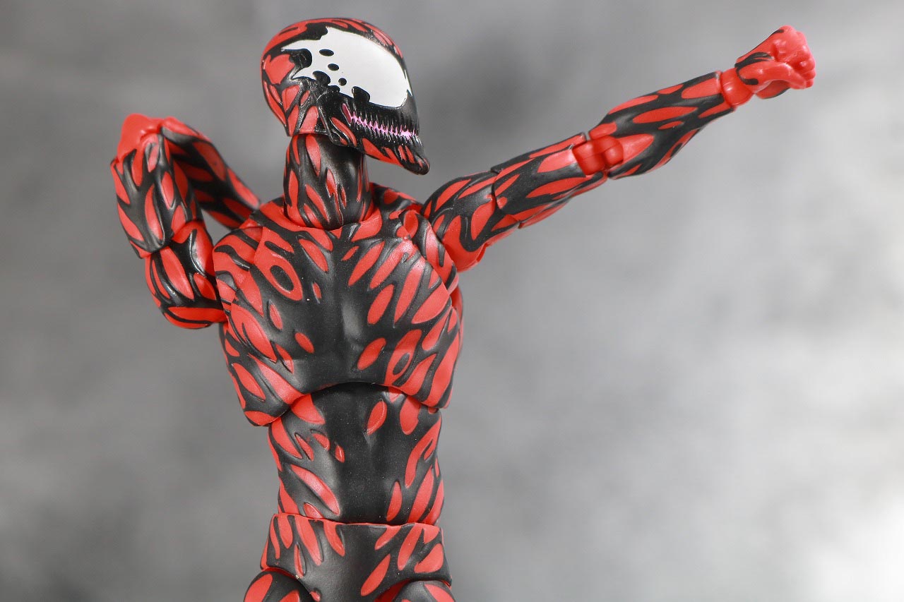 MAFEX　カーネイジ　COMIC Ver.　レビュー　可動範囲