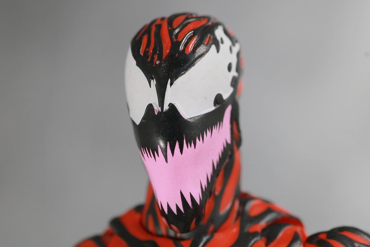 MAFEX　カーネイジ　COMIC Ver.　レビュー　付属品　差し替えヘッド　口　開き