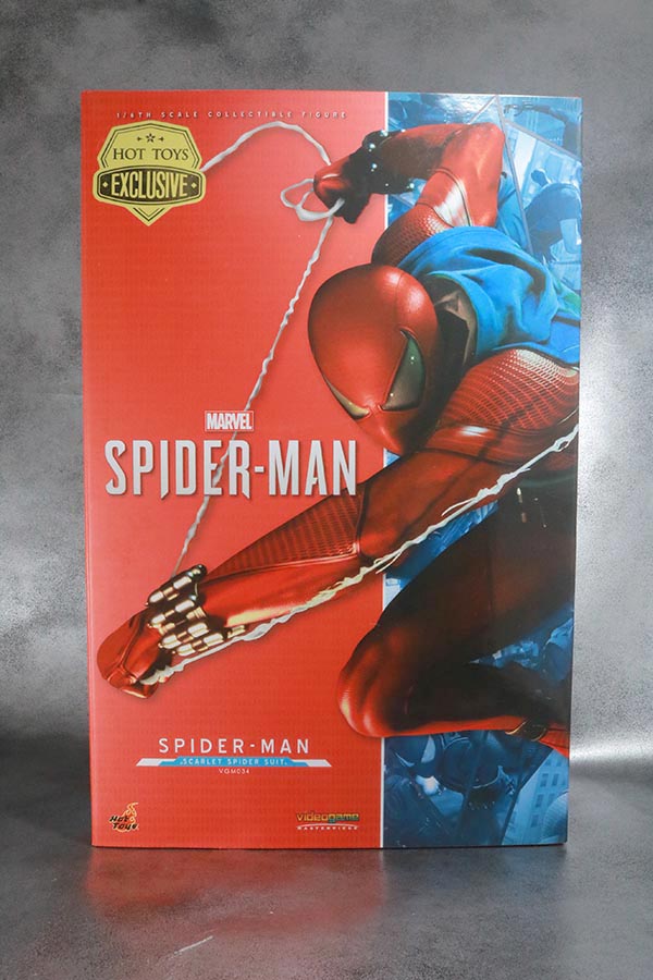 ホットトイズ　スカーレット・スパイダー　ビデオゲーム・マスターピース　レビュー　パッケージ