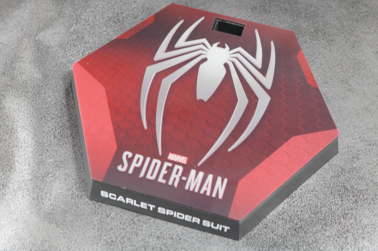 ホットトイズ　スカーレット・スパイダー　ビデオゲーム・マスターピース　レビュー　付属品　台座