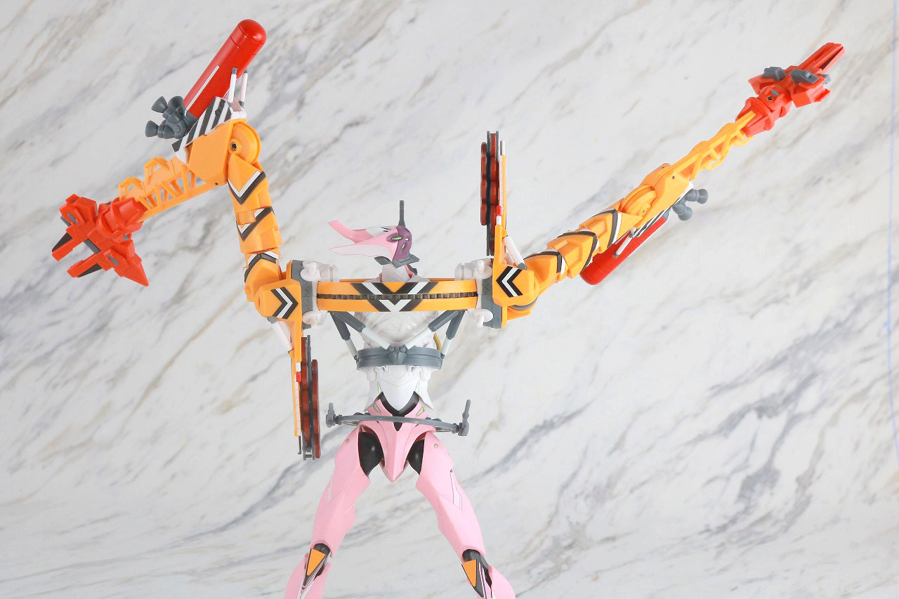 ROBOT魂　エヴァンゲリオン　8号機β　臨時戦闘形態　レビュー　可動範囲