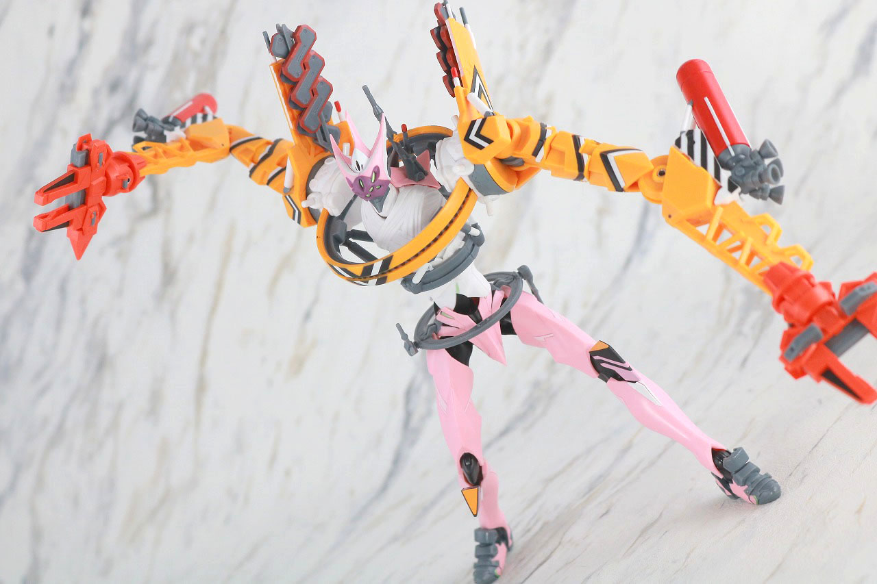 ROBOT魂　エヴァンゲリオン　8号機β　臨時戦闘形態　レビュー　アクション