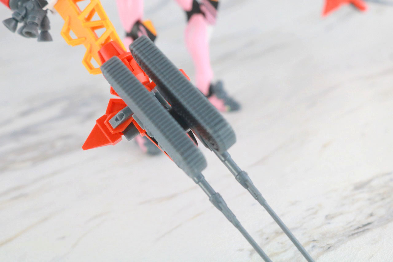 ROBOT魂　エヴァンゲリオン　8号機β　臨時戦闘形態　レビュー　付属品　ガトリング砲　弾帯