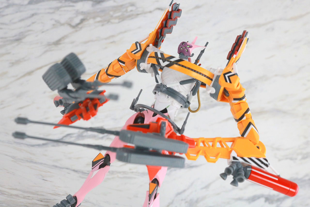 ROBOT魂　エヴァンゲリオン　8号機β　臨時戦闘形態　レビュー　アクション