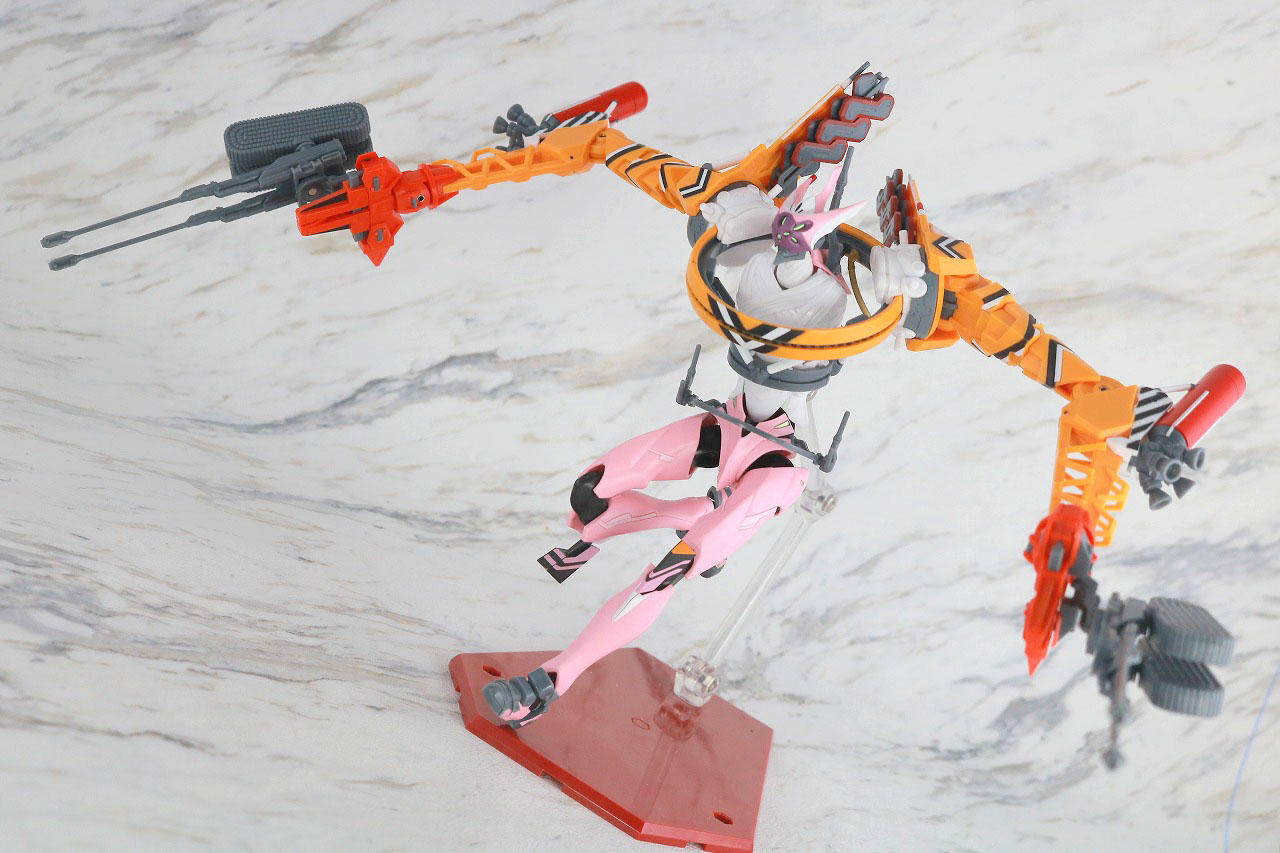 ROBOT魂　エヴァンゲリオン　8号機β　臨時戦闘形態　レビュー　アクション