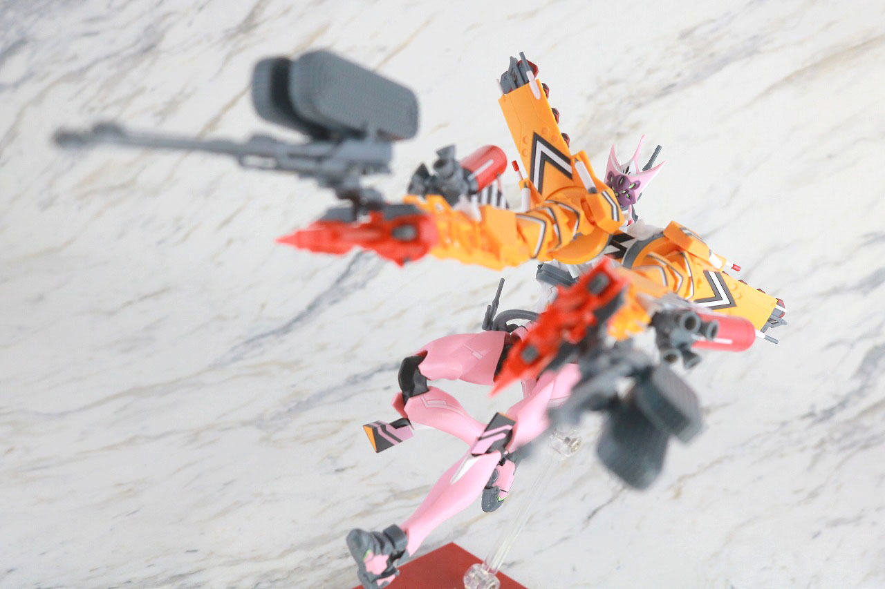 ROBOT魂　エヴァンゲリオン　8号機β　臨時戦闘形態　レビュー　アクション