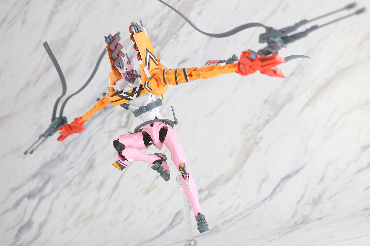 ROBOT魂　エヴァンゲリオン　8号機β　臨時戦闘形態　レビュー　アクション