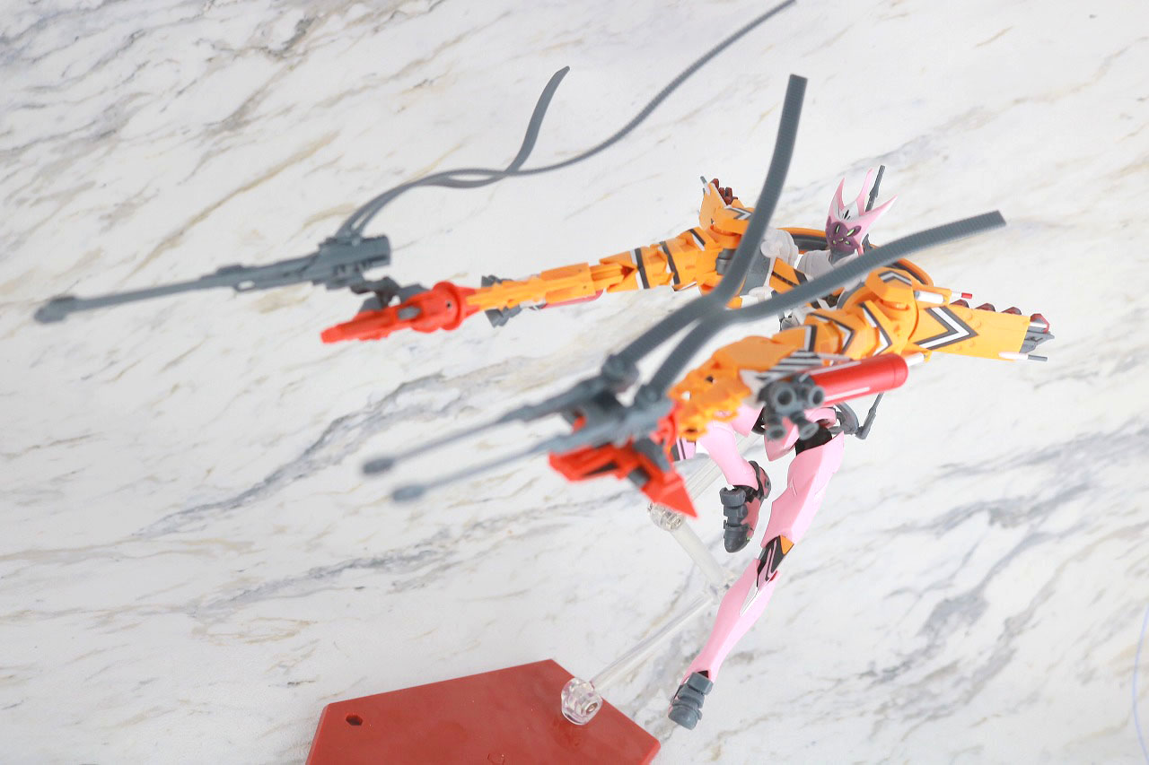 ROBOT魂　エヴァンゲリオン　8号機β　臨時戦闘形態　レビュー　アクション