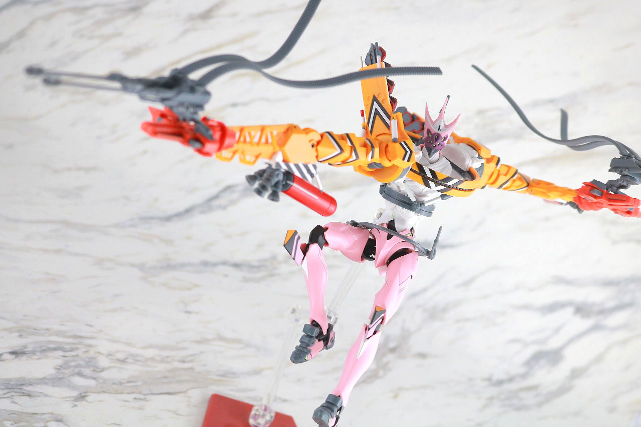 ROBOT魂　エヴァンゲリオン　8号機β　臨時戦闘形態　レビュー　アクション