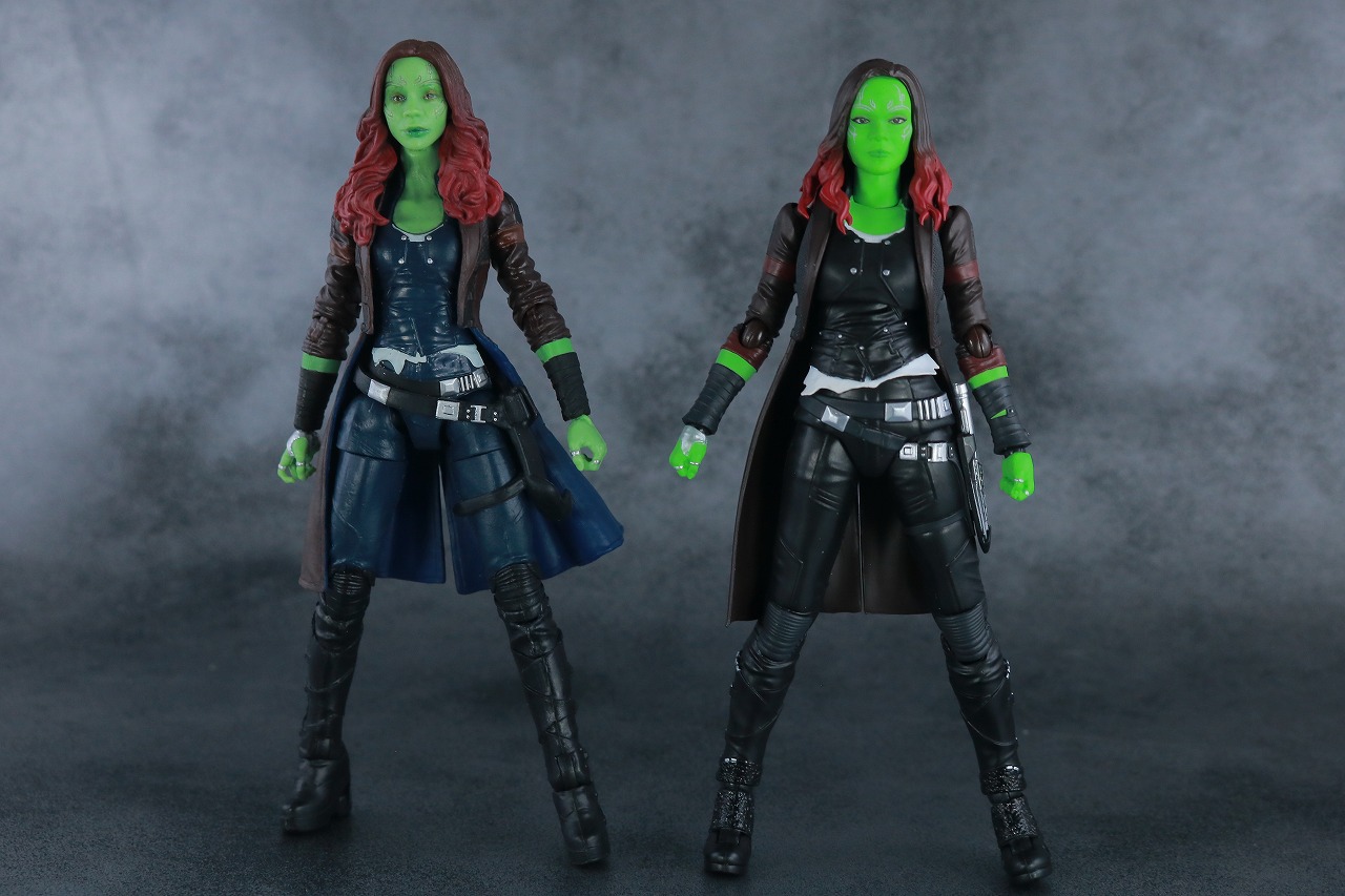 S.H.フィギュアーツ　ガモーラ　レビュー　本体　マーベルレジェンド　比較