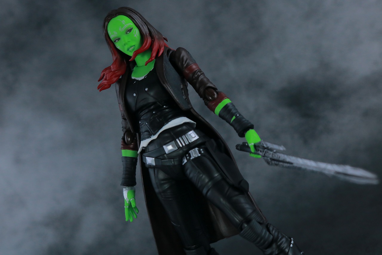 S.H.フィギュアーツ　ガモーラ　レビュー　アクション