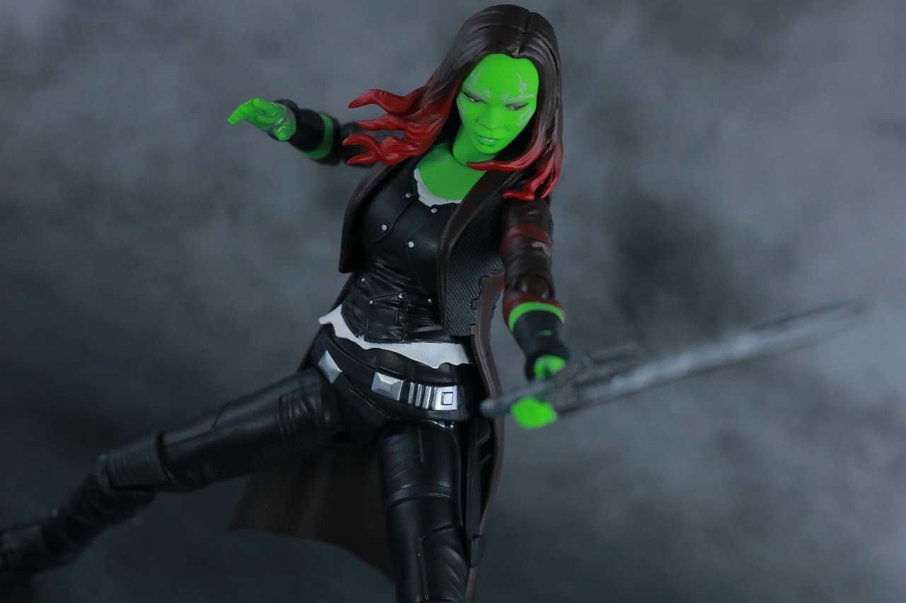 S.H.フィギュアーツ　ガモーラ　レビュー　アクション