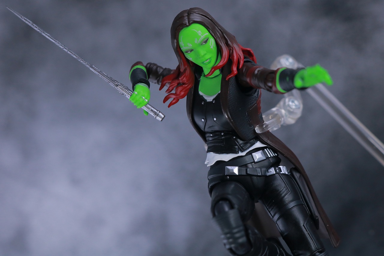 S.H.フィギュアーツ　ガモーラ　レビュー　アクション