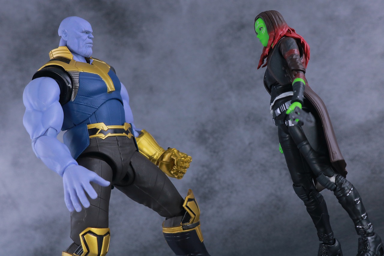 S.H.フィギュアーツ　ガモーラ　レビュー　アクション　サノス