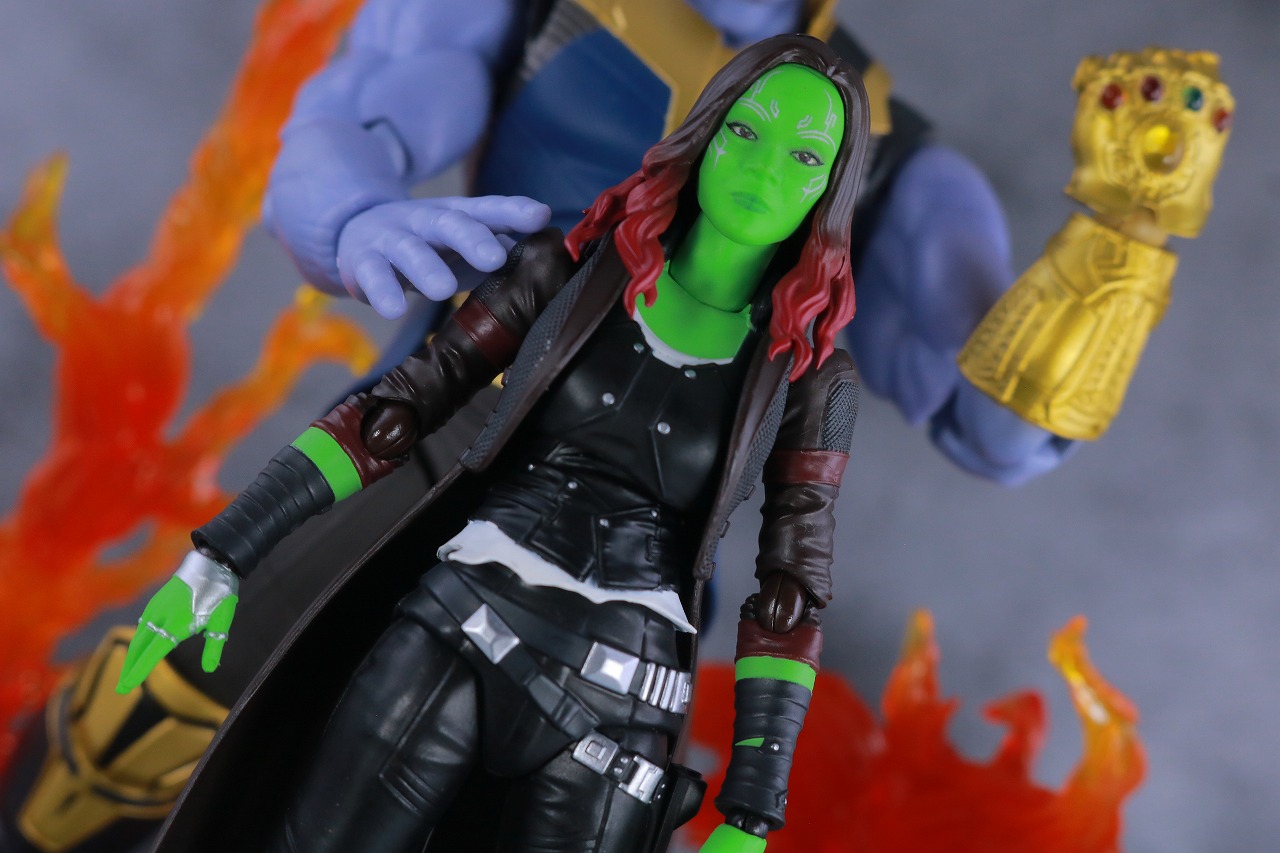 S.H.フィギュアーツ　ガモーラ　レビュー　アクション　サノス　スターロード