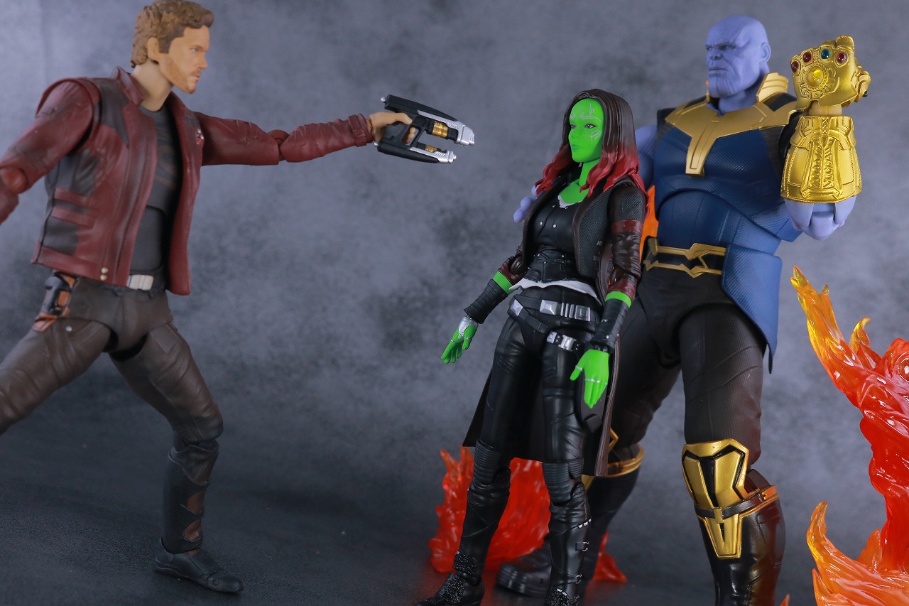 S.H.フィギュアーツ　ガモーラ　レビュー　アクション　サノス　スターロード