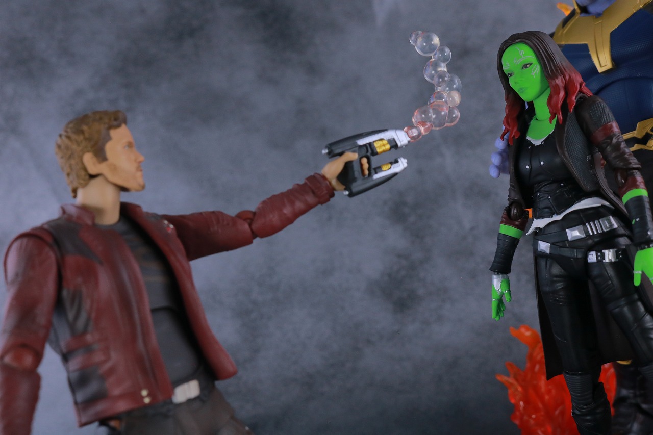 S.H.フィギュアーツ　ガモーラ　レビュー　アクション　サノス　スターロード