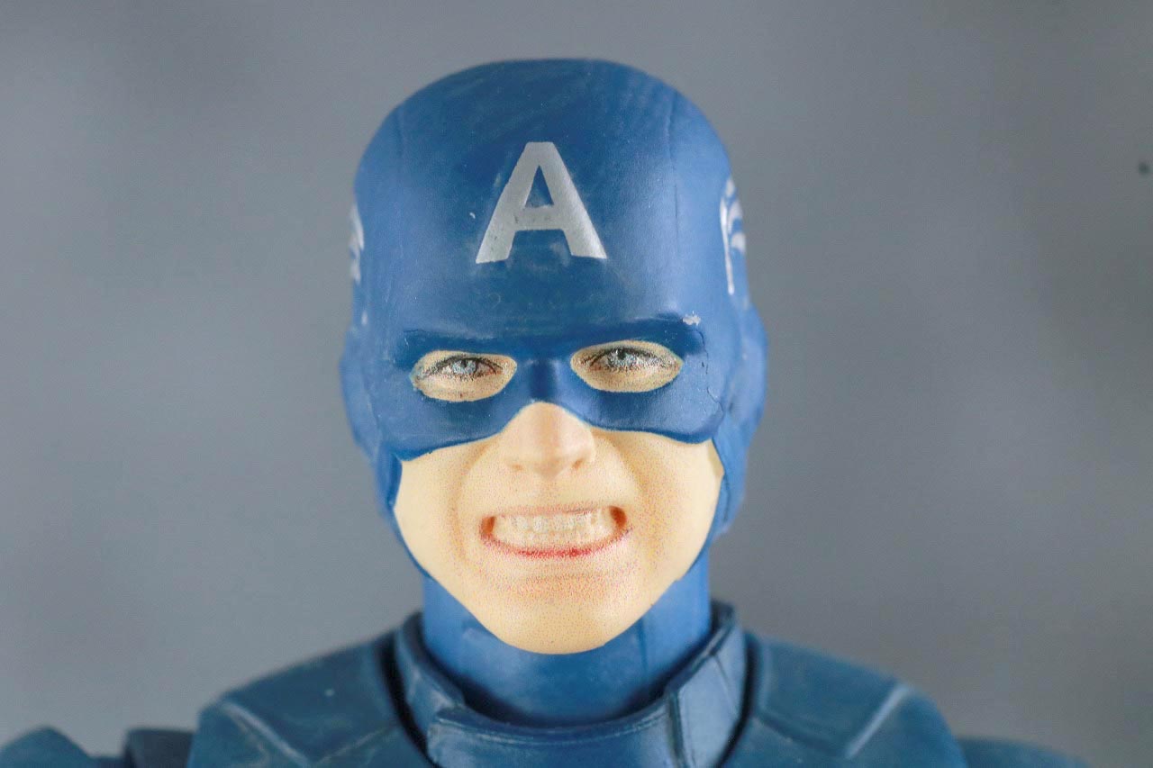 S.H.フィギュアーツ　キャプテンアメリカ　AVENGERS ASSEMBLE　EDITION　レビュー　付属品　頭部　食いしばりヘッド