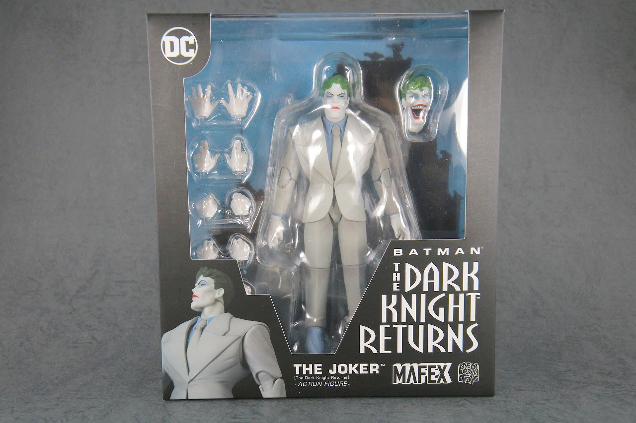  MAFEX　ジョーカー（BATMAN The Dark Knight Returns）レビュー　パッケージ