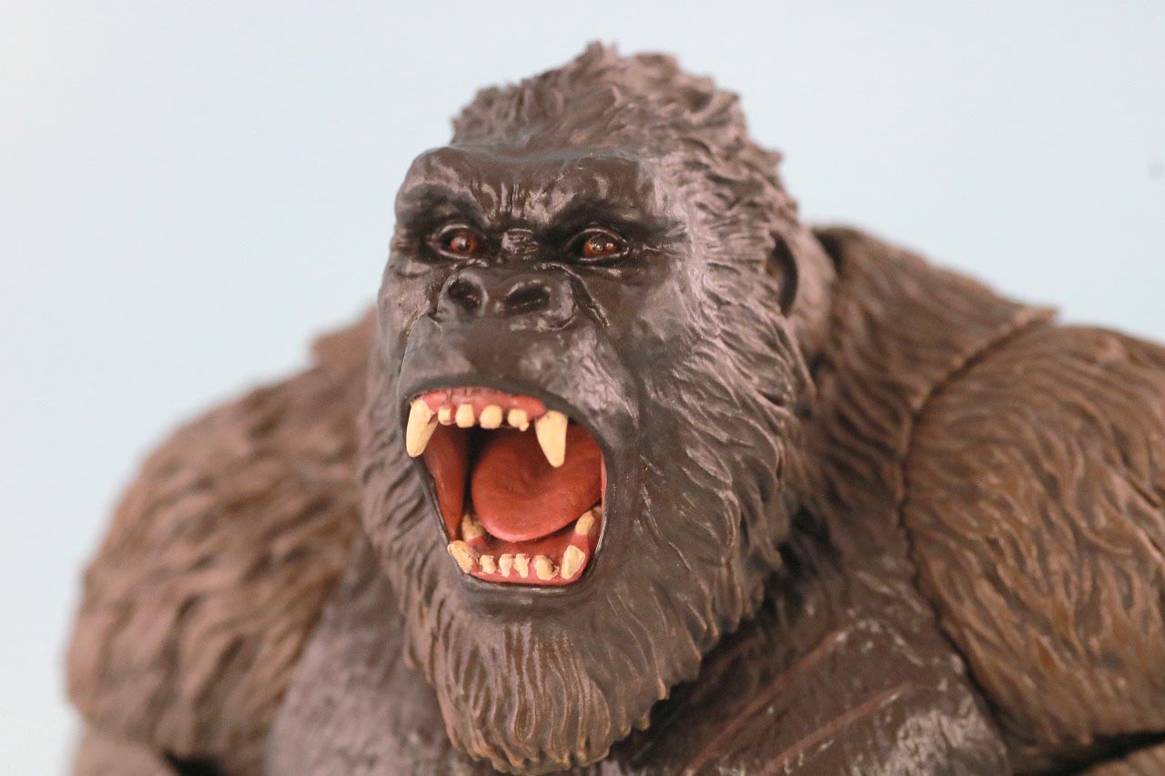 S.H.モンスターアーツ　コング　ゴジラVSコング　レビュー　付属品　叫び顔