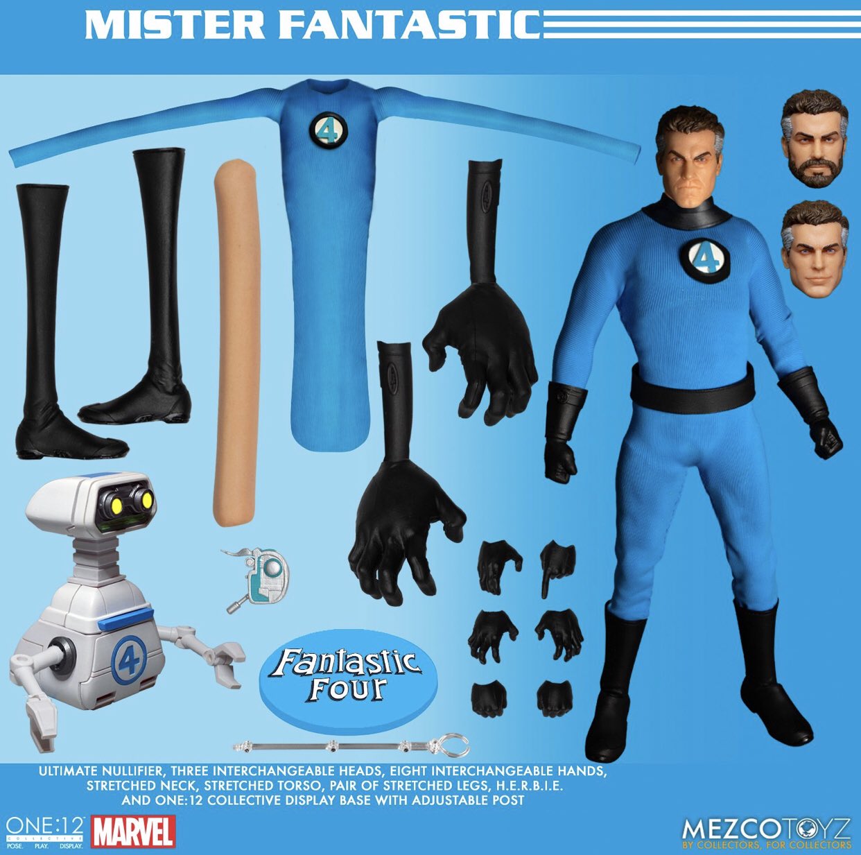 メズコ　ONE 12 ファンタスティック・フォー　ミスター・ファンタスティック
