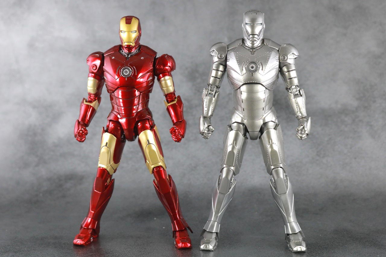 ZDtoys　アイアンマン　マーク2　レビュー　本体　アイアンマン　マーク3　比較