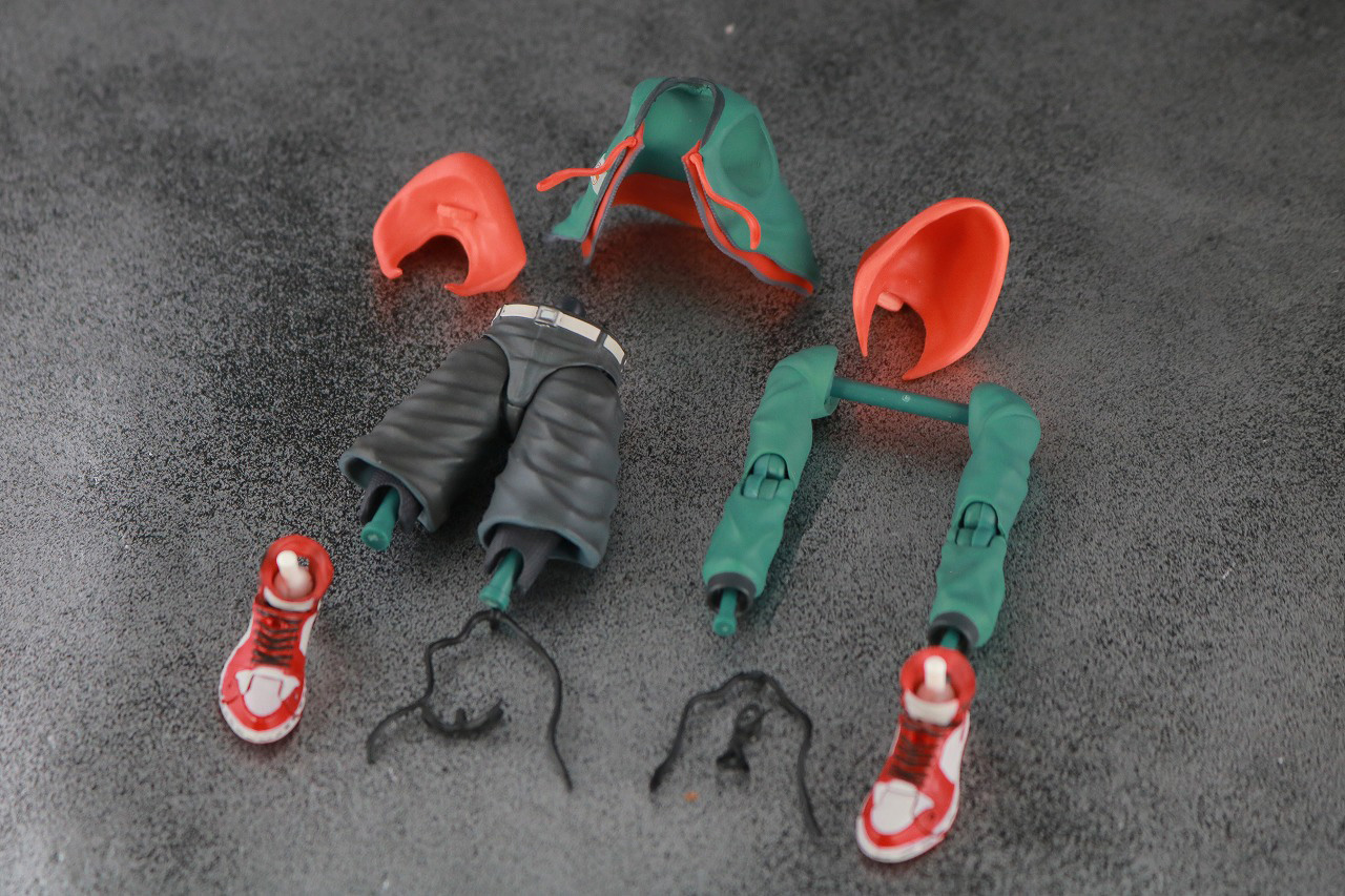 千値練　SVアクション　マイルス・モラレス／スパイダーマン　付属品　服