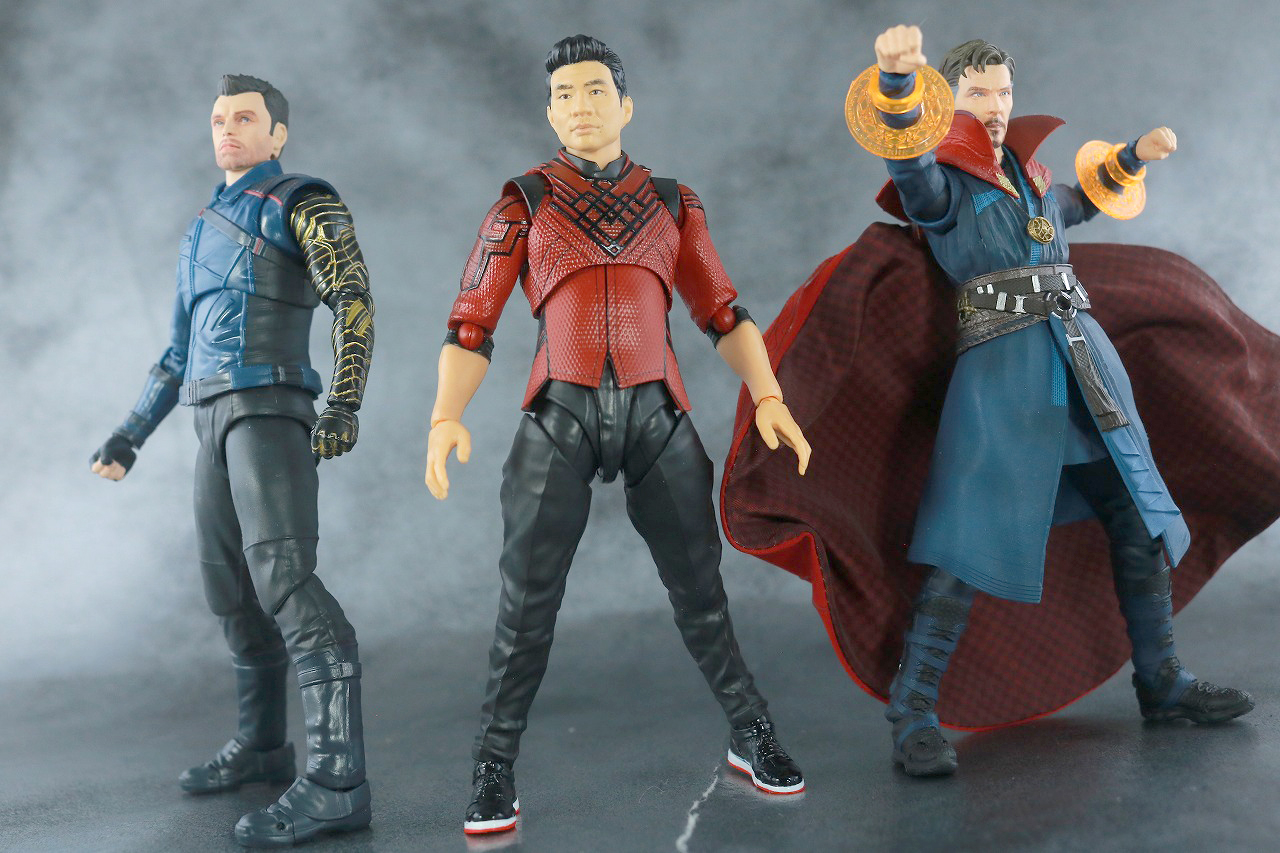 S.H.フィギュアーツ　シャン・チー　レビュー　アクション　ドクターストレンジ　バッキー